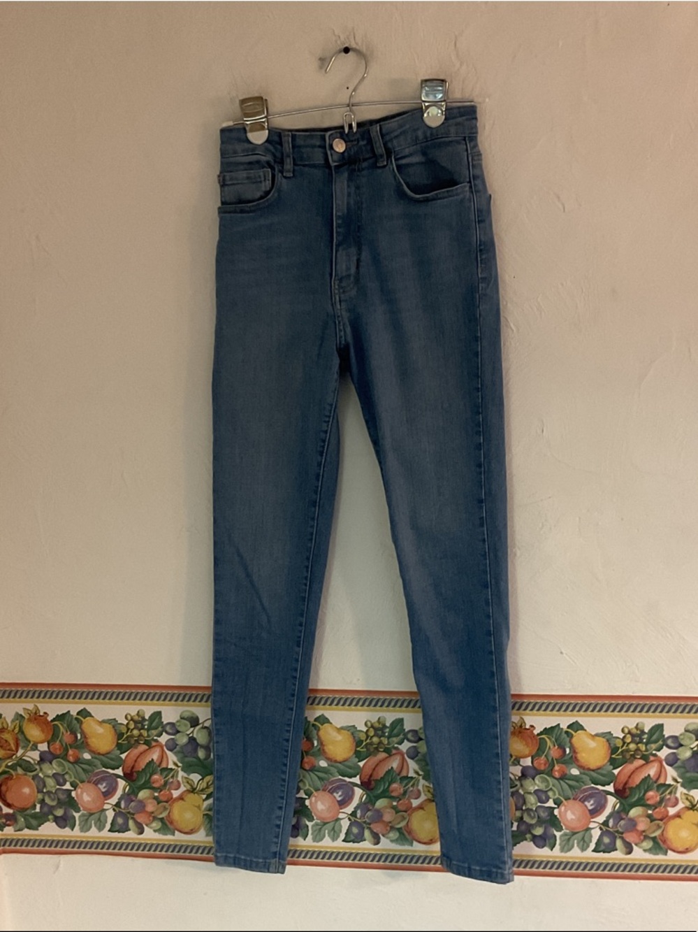 Forever 21 High-Rise Skinny Jeans Size 27 Medium Wash